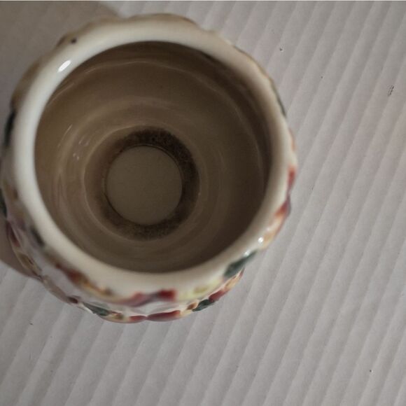 👍 Vintage Yankee Candle Small ceramic Apple Candle Shade  C5 - Picture 2 of 3